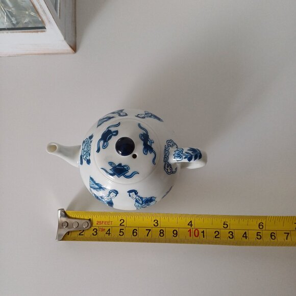 Gorgeous 1985 Franklin Mint KANGXI Fine Porcelain Japanese Mini Teapot - Picture 8 of 10